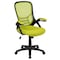 Flash Furniture Office Chair, Mesh, Green HL-0016-1-BK-GN-GG - alternate 5